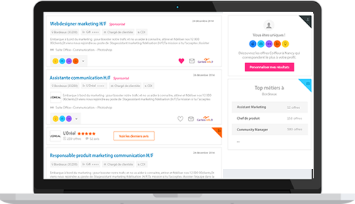 unique, just like your job search! Jobijoba reinvents the job search ...